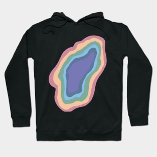 Rainbow Pattern Hand Drawing Hoodie